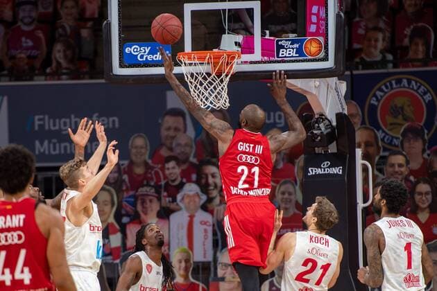 James Gist 21 FC Bayern , FC Bayern Basketball vs s Oliver Wuerzburg, BBL, 28 02 2021 Muenchen Bayern Germany Copyright: xkolbert-press UlrichxGamelx