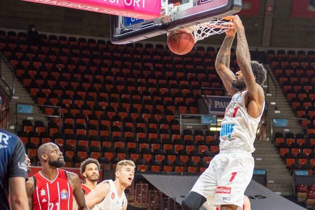 Perry Jones III 1 s Oliver Wuerzburg , dunk, FC Bayern Basketball vs s Oliver Wuerzburg, BBL, 28 02 2021 Muenchen Bayern Germany Copyright: xkolbert-press UlrichxGamelx