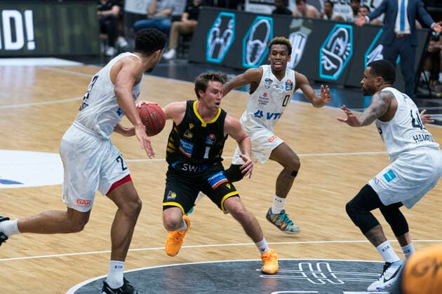 easyCredit Basketball Bundesliga, Hamburg, 28 02 2021 easyCredit Basketball Bundesliga, Hamburg Towers vs MHP Riesen Ludwigsburg, game setup by Jordan Hulls 1 MHP RIESEN Ludwigsburg Copyright: xBEAUTIFULxSPORTS Mohwinkelx