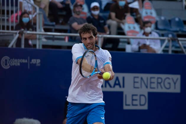 February 28, 2021, Cordoba Capital, Cordoba, Argentina: Spanish tennis player Albert Ramos-VioÂ±olas ESP (47th), finalist for the title at the Cordoba Open 2021. Cordoba Capital Argentina - ZUMAb196 20210228_zip_b196_011 Copyright: xDanielxBustosx