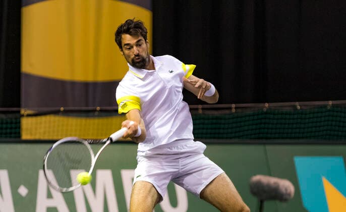 Rotterdam, The Netherlands, 2 march 2021, ABNAMRO World Tennis Tournament, Ahoy, First round match: Ugo Humbert (FRA). XhenkkosterX  Copyright: xAlyssaxvanxHeystx