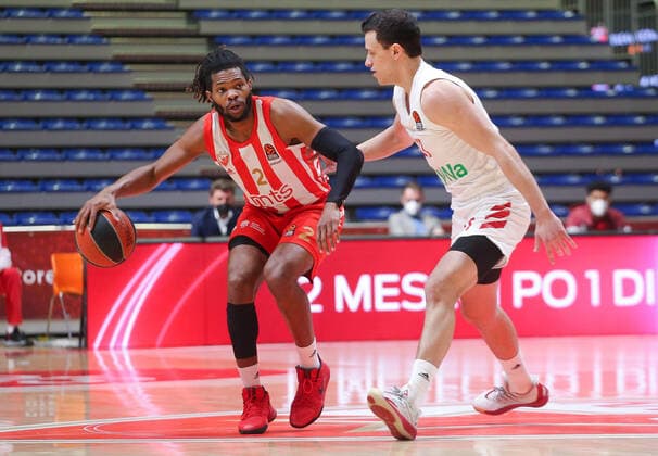 Corey Walden, Zan Sisko Turkish Airlines EuroLeague Regular Season, 2 March, 02 03 2021 Crvena Zvezda mts Belgrade vs FC Bayern Munich , Basketball, Turkish Airlines EuroLeague Regular Season, 2 March, 02 03 2021 Beograd Copyright: xEIBNER NikolaxKrsticx EP_EER