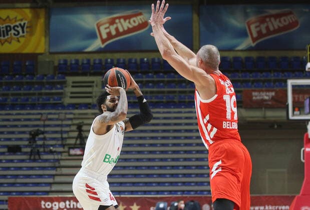 Seeley Dennis, Turkish Airlines EuroLeague Regular Season, 2 March, 02 03 2021 Crvena Zvezda mts Belgrade vs FC Bayern Munich , Basketball, Turkish Airlines EuroLeague Regular Season, 2 March, 02 03 2021 Beograd Copyright: xEIBNER NikolaxKrsticx EP_EER