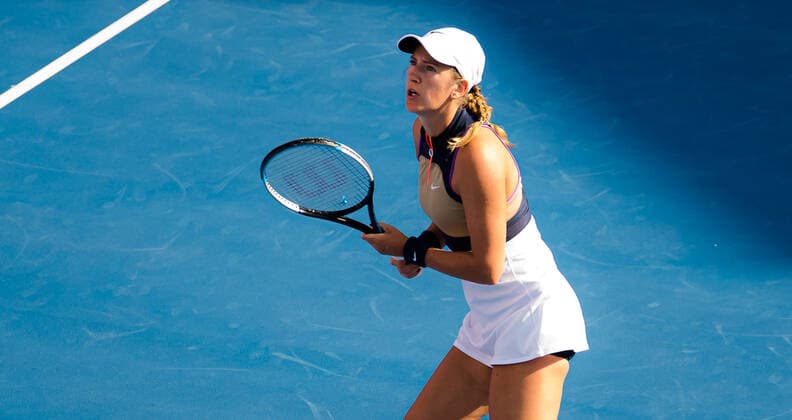 March 3, 2021, DOHA, QATAR: Victoria Azarenka of Belarus in action during her second-round match at the 2021 Qatar Total Open WTA, Tennis Damen 500 tournament against Laura Siegemund of Germany DOHA QATAR - ZUMAa181 20210303_zaa_a181_023 Copyright: xRobxPrangex