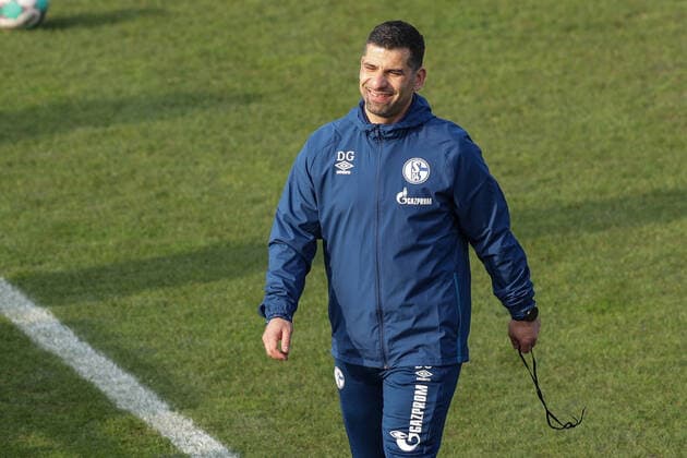 03 03 2021, football, season 2020 2021, training FC Schalke 04, head coach Dimitrios Grammozis FC Schalke 04 Gelsenkirchen club ground FC Schalke 04 NRW Germany xRHR PHOTO DEx