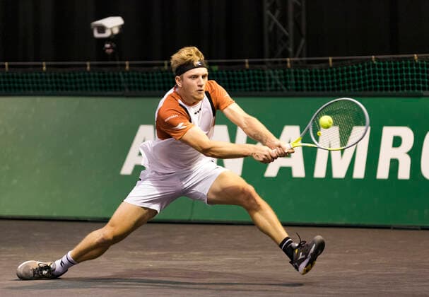 Rotterdam, The Netherlands, 3 march 2021, ABNAMRO World Tennis Tournament, Ahoy, First round singles: Alejandro Davidovich Fokina (ESP). Photo:  Copyright: xAlyssaxvanxHeystx
