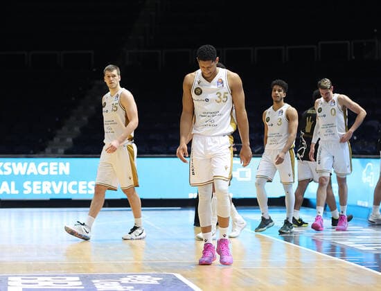 Karim Jallow Basketball Loewen Braunschweig and his team are disappointed