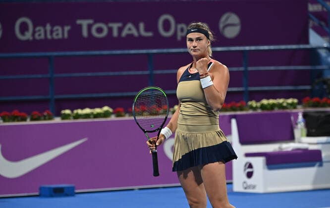 Qatar Total Open 2021 Aryna Sabalenka , Belarus