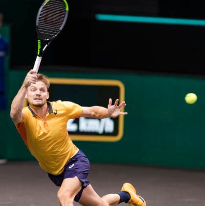 Rotterdam, The Netherlands, 4 march 2021, ABNAMRO World Tennis Tournament, Ahoy, Second round match: David Goffin (BEL). Photo:  Copyright: xHenkxKosterx