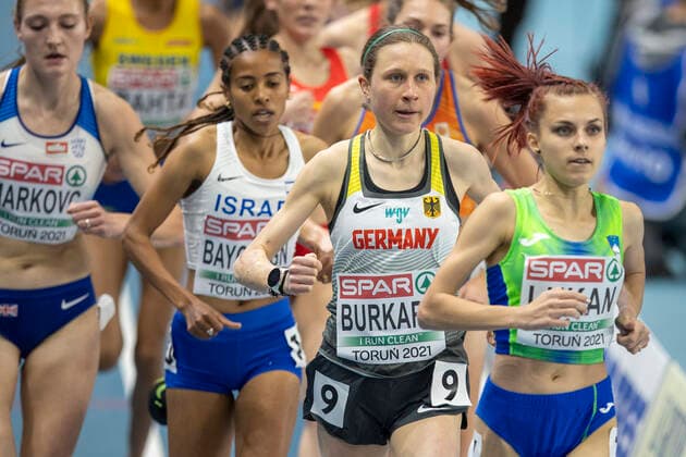 European Athletics Indoor Championships 2021, Torun Elena Burkard GER LG farbtex Nordschwarzwald European Athletics Indoor Championships 2021 on 04 03 21 in the Arena Torun in Torun, Poland Copyright: xBEAUTIFULxSPORTS AxelxKohringx