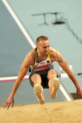 Torun Poland, Athletics, Athletics, European athletics indoor Championships 2021, Athletics European Indoor Championships 2021, European Indoor Championships 2021, 05 03 07 2021, Long Jump Men Qualification,Maximilian Entholzner, Germany