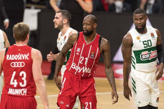 Basketball, Euroleague, FC Bayern München Panathinaikos Athens Pictured James GIST III FC Bayern München, 21 Munich Audi Dome Bayern Germany Copyright: Passion2Press.dex xMarkusxFischerx