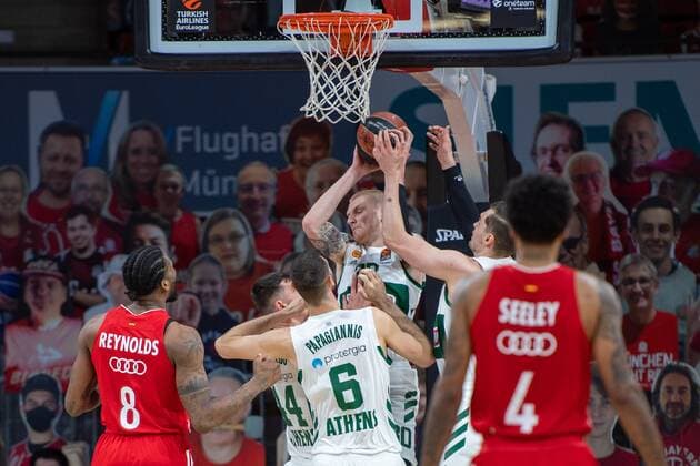 Aaron White 30 Panathinaikos Athens , FC Bayern Basketball vs Panathinaikos Athens, EuroLeague, 04 03 2021 Munich Bavaria Germany Copyright: xkolbert-press UlrichxGamelx