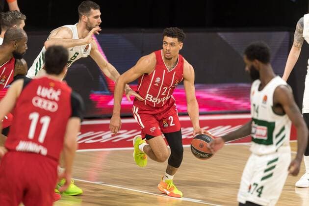 Basketball, Euroleague, FC Bayern Munich Panathinaikos Athens Pictured Wade BALDWIN FC Bayern Munich, 2 Munich Audi Dome Bayern Germany Copyright: Passion2Press.dex xMarkusxFischerx