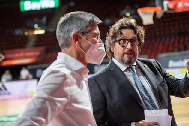 Head Coach Andrea Trinchieri FC Bayern , FC Bayern Basketball vs Panathinaikos Athens, EuroLeague, 04 03 2021 Munich Bavaria Germany Copyright: xkolbert-press UlrichxGamelx