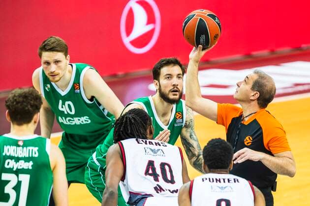 Kaunas Lithuania 2021-03-05 Basketball team Zalgiris Kaunas plays vs AX Armani Exchange Milan Euroleague game at Zalgiris arena. Vilnius Lithuania KKF20210305_3362  Copyright: xKarolisxKavolelisx Euroleague basketball