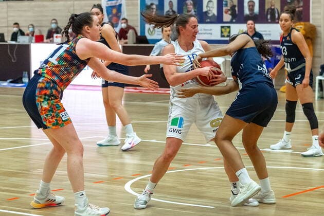 Basketball, 1. BL Women, GISA Lions SV Halle - Eisvögel USC Freiburg