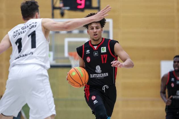 2 Basketball Bundesliga ProB ART Giants Duesseldorf vs ETV Hamburg, 05 03 2021 Mubarak Salami 17 ETV Hamburg 2 Basketball Bundesliga ProB ART Giants Duesseldorf vs ETV Hamburg on 05 03 2021, Duesseldorf Copyright: xBEAUTIFULxSPORTS KennyxBeelex
