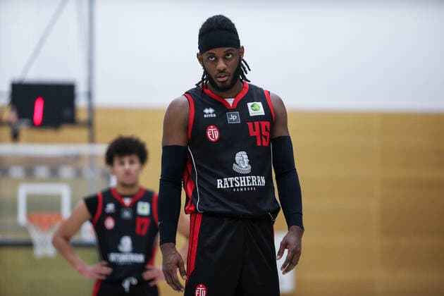 2 Basketball Bundesliga ProB ART Giants Duesseldorf vs ETV Hamburg, 05 03 2021 Abdulai Abaker 45 ETV Hamburg 2 Basketball Bundesliga ProB ART Giants Duesseldorf vs ETV Hamburg on 05 03 2021, Duesseldorf Copyright: xBEAUTIFULxSPORTS KennyxBeelex