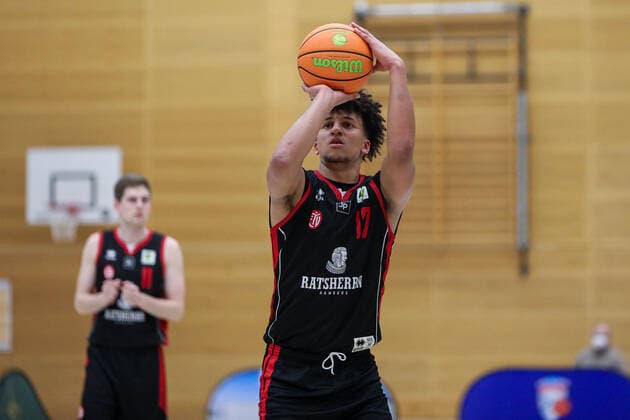 2 Basketball Bundesliga ProB ART Giants Duesseldorf vs ETV Hamburg, 05 03 2021 Mubarak Salami 17 ETV Hamburg 2 Basketball Bundesliga ProB ART Giants Duesseldorf vs ETV Hamburg on 05 03 2021, Duesseldorf Copyright: xBEAUTIFULxSPORTS KennyxBeelex