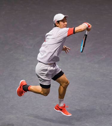 Rotterdam, The Netherlands, 5 march 2021, ABNAMRO World Tennis Tournament, Ahoy, Quarter final: Kei Nishikori (JPN). Photo: .tennisimages.com henkkoster  Copyright: xHenkxKosterx