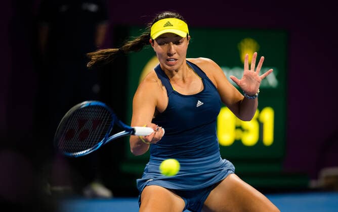 March 5, 2021, DOHA, QATAR: Jessica Pegula of the United States in action during the semi-final of the 2021 Qatar Total Open WTA, Tennis Damen 500 tournament DOHA QATAR - ZUMAa181 20210305_zaa_a181_253 Copyright: xRobxPrangex