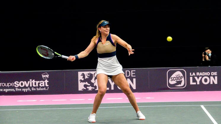BADOSA Paula (ESP) TENNIS : Open 6eme Sens - Palais des sports Lyon - 06 03 2021 SandrineTHESILLAT Panoramic 