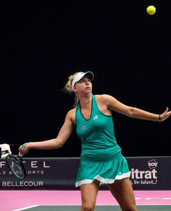 TAUSON, Clara (DEN) TENNIS : Open 6eme Sens - Palais des sports Lyon - 06 03 2021 SandrineTHESILLAT Panoramic 