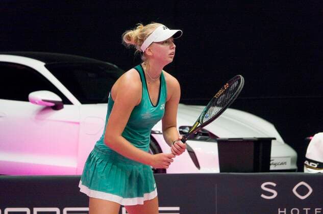 TAUSON, Clara (DEN) TENNIS : Open 6eme Sens - Palais des sports Lyon - 06 03 2021 SandrineTHESILLAT Panoramic 