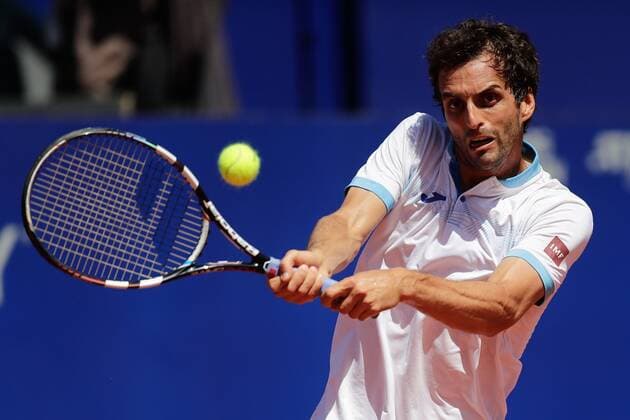 Spanish tennis player Albert Ramos Vinolas in action against Argentine Francisco Cerundolo, during an ATP250 semifinal tennis match in Buenos Aires, Argentina, 06 March 2021. Tennis ATP250 of Buenos Aires !ACHTUNG: NUR REDAKTIONELLE NUTZUNG!  Copyright: xJuanxIgnacioxRONCORONIx AME004 20210306-637506505339962475