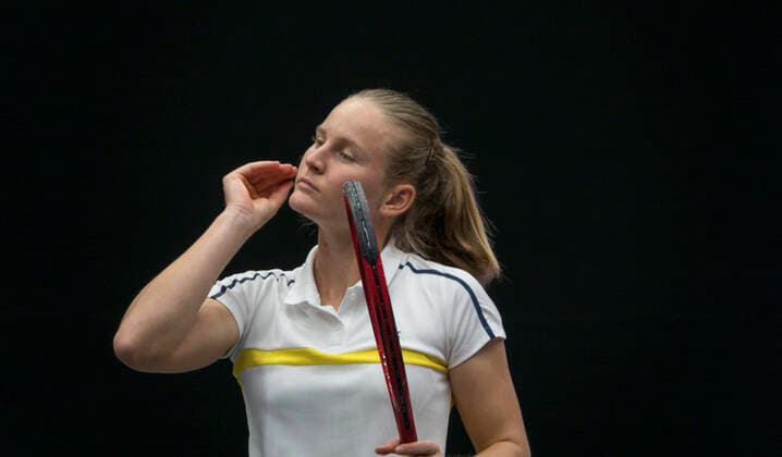 FERRO, Fiona (FRA) TENNIS : Open 6eme Sens - Palais des sports Lyon - 06 03 2021 SandrineTHESILLAT Panoramic 