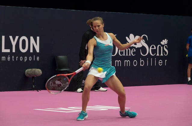 GOLUBIC, Viktorija (SUI) TENNIS : Open 6eme Sens - Palais des sports Lyon - 06 03 2021 SandrineTHESILLAT Panoramic 