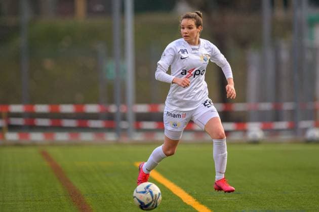 Lugano, Switzerland, 06-03-21 Lorena Baumann ( 22 FC Zuerich) during the Axa Womens Super League match between FC Lugano and FC Zuerich at Cornaredo Stadium in Lugano, Switzerland Axa Womens Super League - FC Lugano v FC Zuerich 
