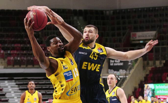 Basketball, BBL, MHP Riesen Ludwigsburg - EWE Baskets Oldenburg
