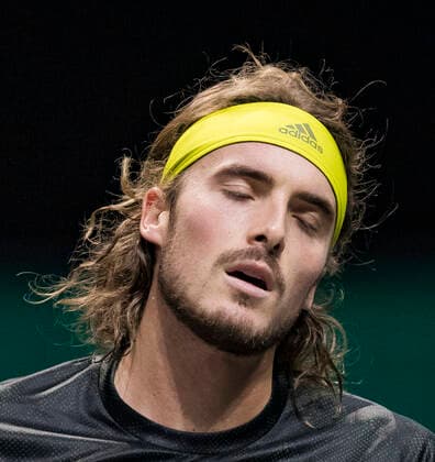 Rotterdam, The Netherlands, 6 march 2021, ABNAMRO World Tennis Tournament, Ahoy, Semi final: Stefanos Tsitsipas (GRE).. Photo: .tennisimages.com  Copyright: xHenkxKosterx