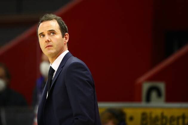 Coach Will Voigt Bonn Jobstairs Giessen 46ers vs Telekom Baskets Bonn, Basketball, easyCredit BBL, 06 03 2021 Jobstairs Giessen 46ers vs Telekom Baskets Bonn, Basketball, easyCredit BBL, 06 03 2021 Giessen Copyright: xEibner-Pressefotox EP_RWS