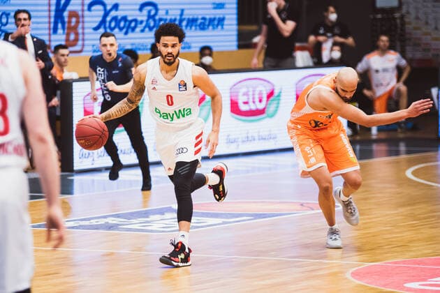 easyCredit BBL 22 Matchday RASTA Vechta vs FC Bayern Muenchen Basketball, 07 03 2021 Nick Weiler Babb FC Bayern Muenchen Basketball, 0 , Stefan Peno RASTA Vechta, 4 easyCredit BBL 22 Matchday RASTA Vechta vs FC Bayern Muenchen Basketball on 07 03 2021 in Vechta RASTA Dome , Germany, Copyright: xBEAUTIFULxSPORTS Neddermannx