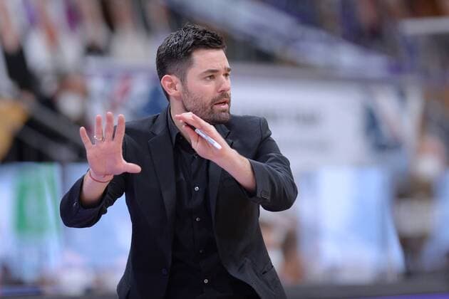 Sebastian Gleim Trainer, Headcoach Skyliners Frankfurt , Basketball, Bundesliga, BBL, BG Goettingen Skyliners Frankfurt, 07 03 2021, BG Goettingen Skyliners Frankfurt, Basketball, Bundesliga, GER, BBL, 07 03 2021 Goettingen Copyright: xEibner-Pressefotox-xRolandxSippelx