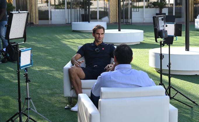 Qatar Exxon Mobil Open 2021 ATP Media Day Roger Federer , Switzerland