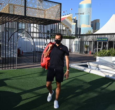 Qatar Exxon Mobil Open 2021 ATP Media Day Roger Federer , Switzerland