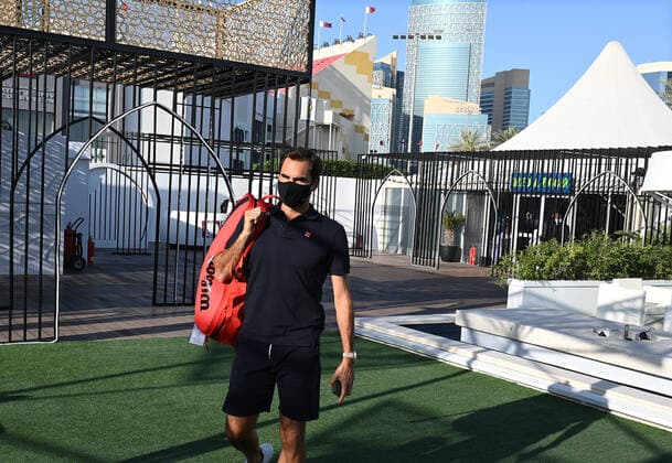 Qatar Exxon Mobil Open 2021 ATP Media Day Roger Federer , Switzerland