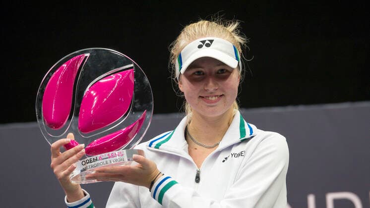 Tennis, WTA-Turnier in Lyon TAUSON, Clara (DEN) TENNIS : Open 6eme Sens - Palais des sports Lyon - 07 03 2021 SandrineTHESILLAT Panoramic 