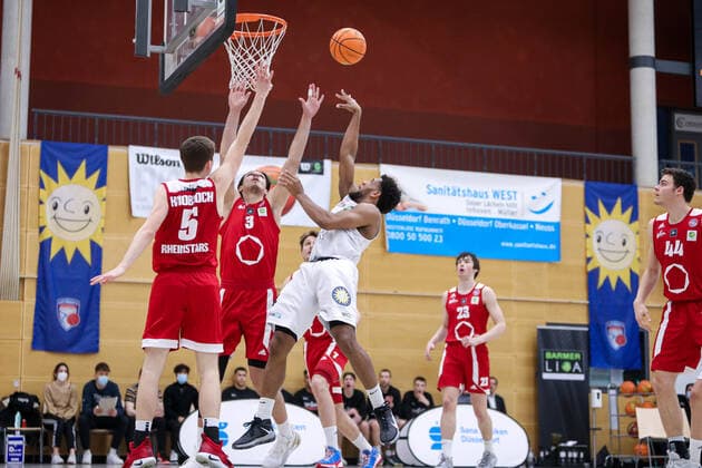 2 Basketball Bundesliga ProB ART Giants Duesseldorf vs RheinStars Koeln, 07 03 2021 Quadre Lollis 4 ART Giants Duesseldorf 2 Basketball Bundesliga ProB ART Giants Duesseldorf vs RheinStars Koeln on 07 03 2021, Duesseldorf Copyright: xBEAUTIFULxSPORTS KennyxBeelex