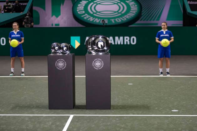 Rotterdam, The Netherlands,7 march 2021, ABNAMRO World Tennis Tournament, Ahoy, Doubles final: Nikola Mektic (CRO) vs. Mate Pavic (CRO) win. Photo: .tennisimages.com henkkoster  Copyright: xHenkxKosterx