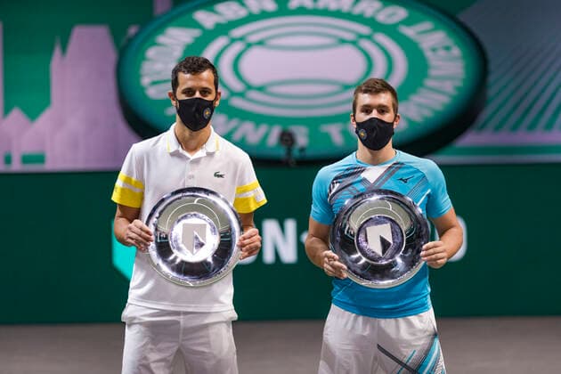 Rotterdam, The Netherlands,7 march 2021, ABNAMRO World Tennis Tournament, Ahoy, Doubles final: tournament director Richard Krajicek. Photo: .tennisimages.com henkkoster  Copyright: xHenkxKosterx