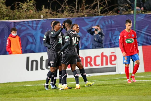 (GFCA) vs Joie Lilloise (LOSC) FOOTBALL : GFC Ajaccio vs Lille - Coupe de France - 16es de finale - 07 03 2021 GerardPierlovisi Panoramic 