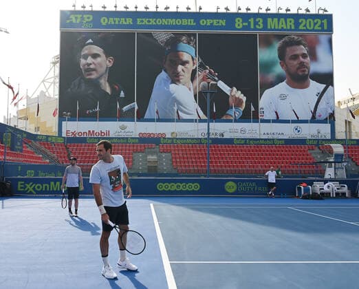 Qatar Exxon Mobil Open 2021 Roger Federer , Switzerland