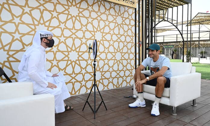 Qatar Exxon Mobil Open 2021 Roger Federer , Switzerland