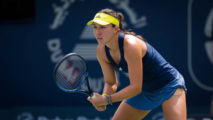 March 10, 2021, DUBAI, UNITED ARAB EMIRATES: Jessica Pegula of the United States in action during her third-round match at the 2021 Dubai Duty Free Tennis Championships WTA, Tennis Damen 1000 tournament against Karolina Pliskova of the Czech Republic DUBAI UNITED ARAB EMIRATES - ZUMAa181 20210310_zaa_a181_015 Copyright: xRobxPrangex