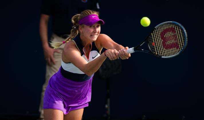 March 10, 2021, DUBAI, UNITED ARAB EMIRATES: Anastasia Potapova of Russia in action during her third-round match at the 2021 Dubai Duty Free Tennis Championships WTA, Tennis Damen 1000 tournament against Belinda Bencic of Switzerland DUBAI UNITED ARAB EMIRATES - ZUMAa181 20210310_zaa_a181_071 Copyright: xRobxPrangex
